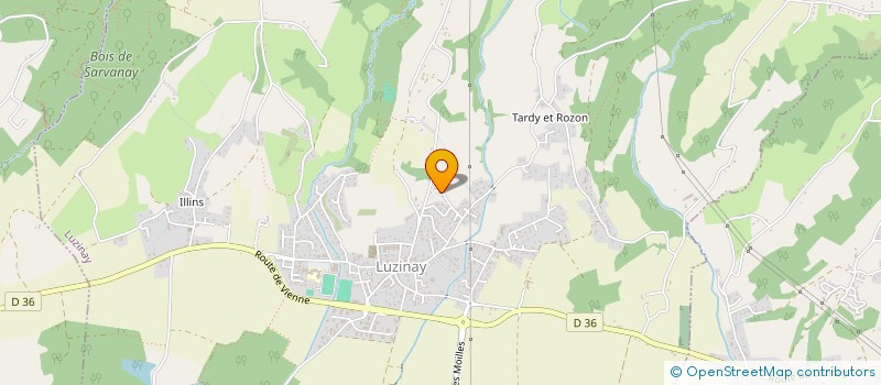 localisation de l'entreprise MONSIEUR RUDY OTERO-SOLANAS  LUZINAY