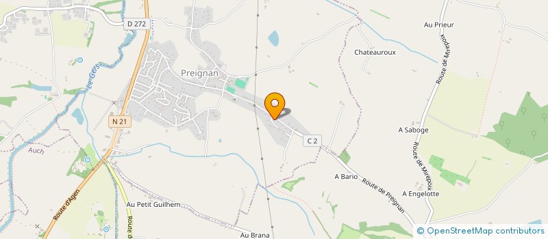 localisation de l'entreprise MONSIEUR RUDY PAGES  PREIGNAN