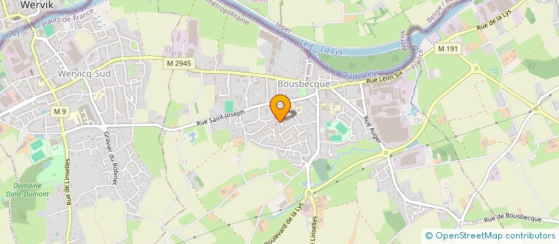 localisation de l'entreprise MONSIEUR RUDY PARMENTIER à BOUSBECQUE