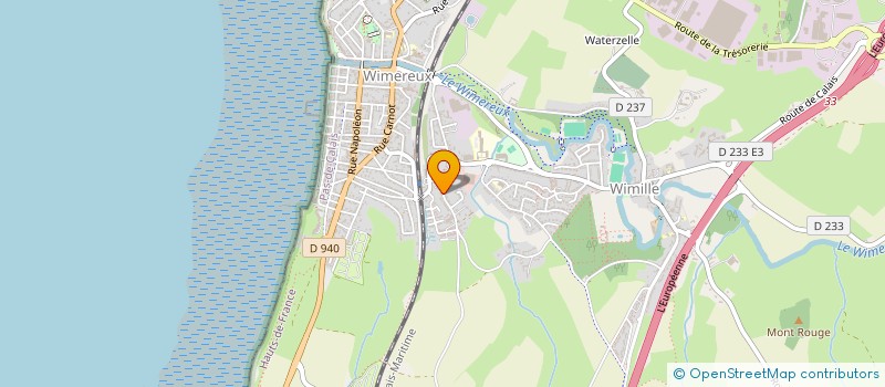 localisation de l'entreprise MONSIEUR RUDY PAUCHET  WIMILLE