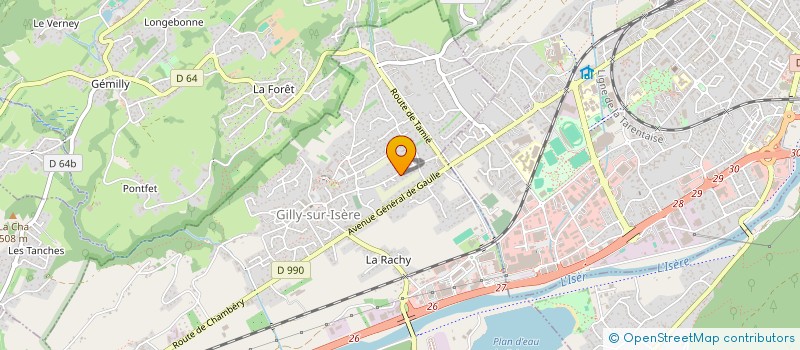 localisation de l'entreprise MONSIEUR RUDY PERIOCHE  GILLY-SUR-ISERE