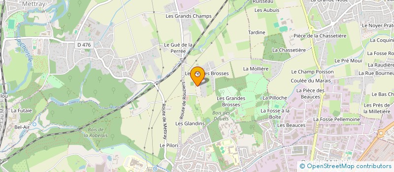 localisation de l'entreprise MONSIEUR RUDY PERRIN  METTRAY