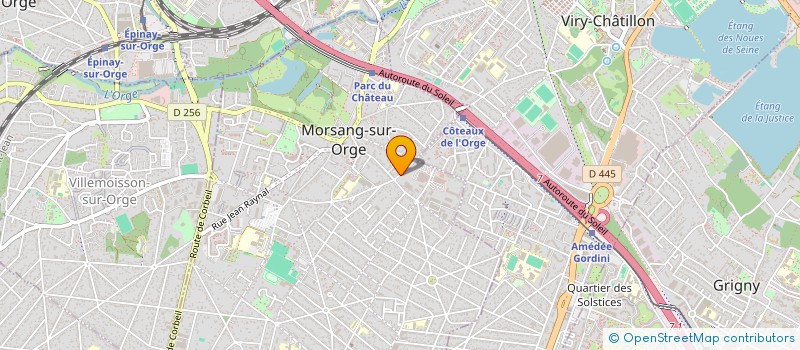 localisation de l'entreprise MONSIEUR RUDY PETIT  MORSANG-SUR-ORGE