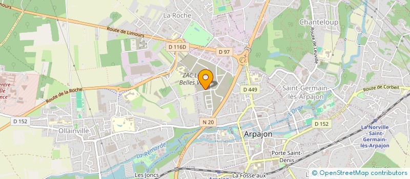 localisation de l'entreprise MONSIEUR RUDY PHEMIUS  ARPAJON