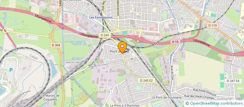 localisation de l'entreprise MONSIEUR RUDY PICHON  CALAIS