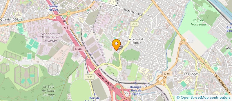 localisation de l'entreprise MONSIEUR RUDY PIQUE  RIS-ORANGIS