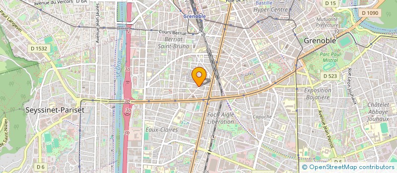 localisation de l'entreprise MONSIEUR RUDY PIROT à GRENOBLE