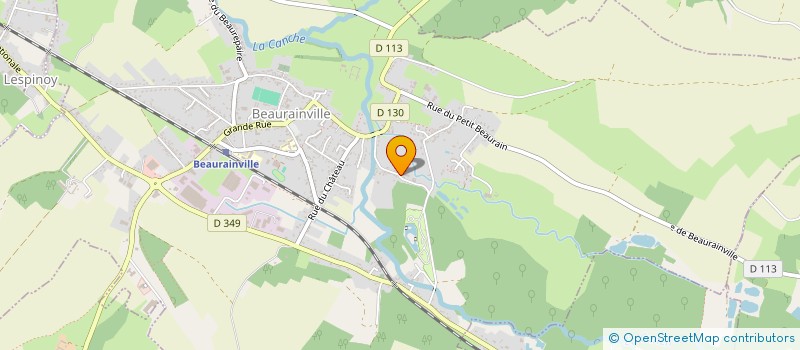 localisation de l'entreprise MONSIEUR RUDY PORET à BEAURAINVILLE