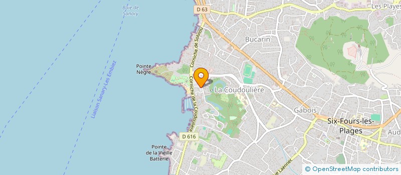 localisation de l'entreprise MONSIEUR RUDY POZO à SIX-FOURS-LES-PLAGES