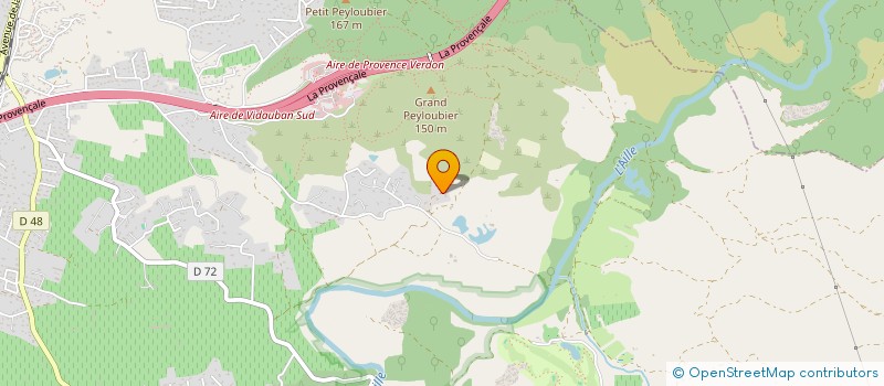 localisation de l'entreprise MONSIEUR RUDY QUENTIN  VIDAUBAN