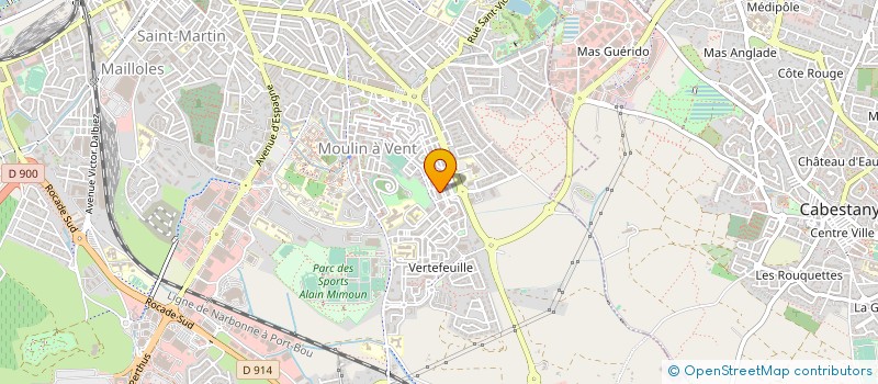 localisation de l'entreprise MONSIEUR RUDY RAMDONEE  PERPIGNAN