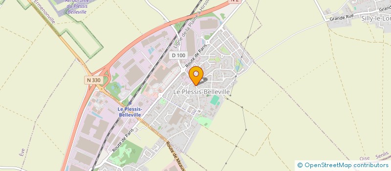 localisation de l'entreprise MONSIEUR RUDY RAMOUCHE  LE PLESSIS-BELLEVILLE