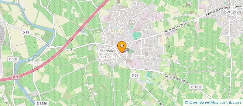 localisation de l'entreprise MONSIEUR RUDY RAVEL  FLORENSAC