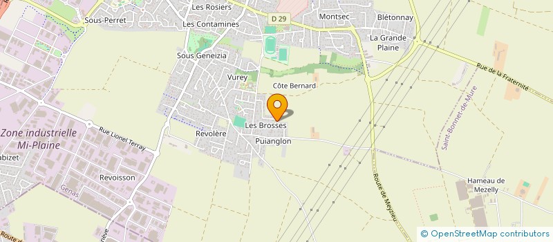 localisation de l'entreprise MONSIEUR RUDY RAVELLA  GENAS