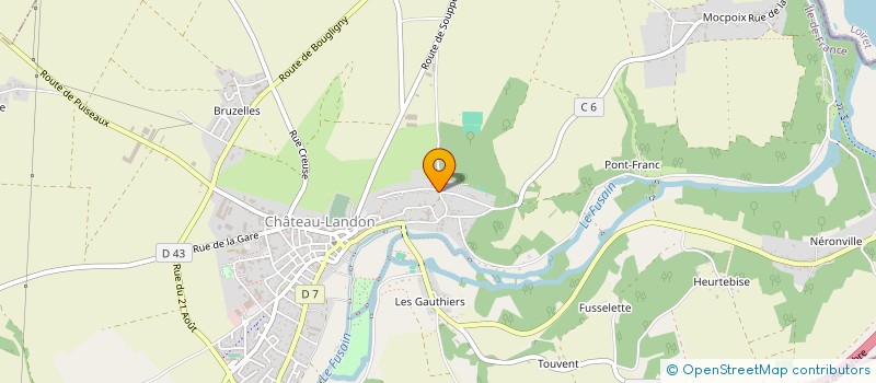 localisation de l'entreprise MONSIEUR RUDY REINHARDT  CHATEAU-LANDON