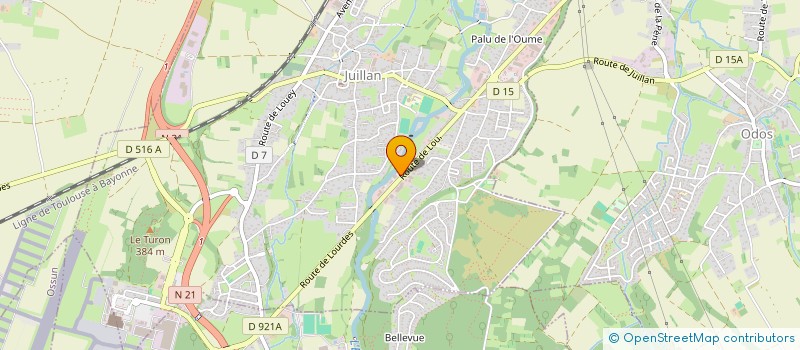 localisation de l'entreprise MONSIEUR RUDY RENARD  JUILLAN