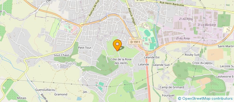 localisation de l'entreprise MONSIEUR RUDY RENAUD  PUJOLS