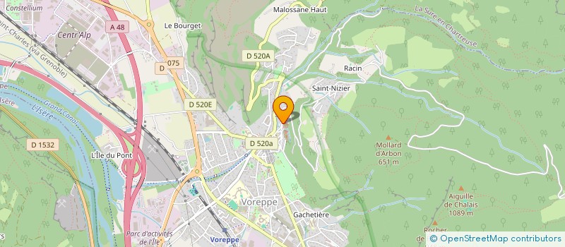 localisation de l'entreprise MONSIEUR RUDY RIVIERE  VOREPPE