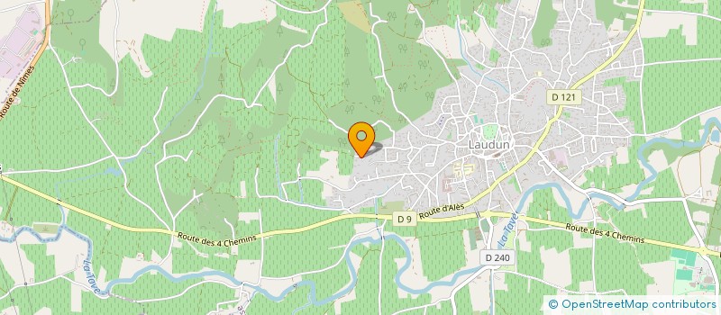 localisation de l'entreprise MONSIEUR RUDY ROBERT  LAUDUN-L'ARDOISE