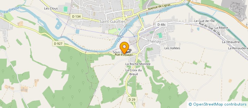 localisation de l'entreprise MONSIEUR RUDY ROBIN à THENAY