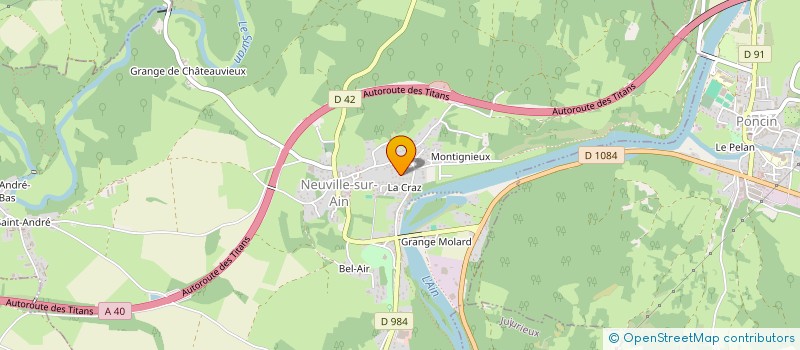 localisation de l'entreprise MONSIEUR RUDY ROGNARD  NEUVILLE-SUR-AIN