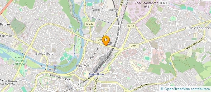 localisation de l'entreprise MONSIEUR RUDY ROLLIN  ANGOULEME