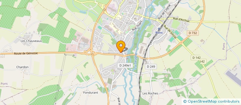 localisation de l'entreprise MONSIEUR RUDY SAHUC  PONS