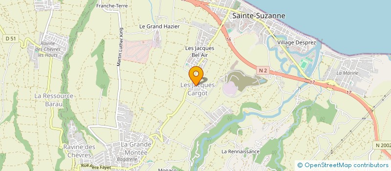 localisation de l'entreprise MONSIEUR RUDY SAMINADAPOULLE à SAINTE-SUZANNE