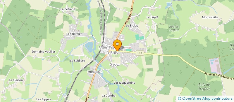 localisation de l'entreprise MONSIEUR RUDY SANCHEZ  SAINT-ETIENNE-DU-BOIS