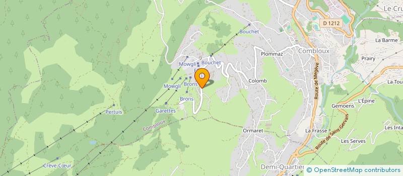 localisation de l'entreprise MONSIEUR RUDY SARAGOSTI  COMBLOUX