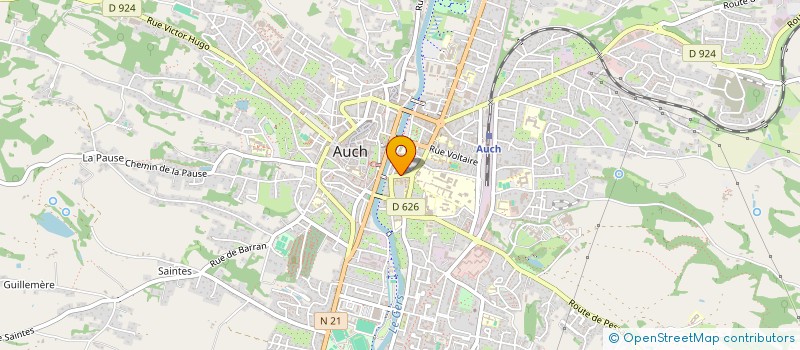 localisation de l'entreprise MONSIEUR RUDY SCHROLL  AUCH