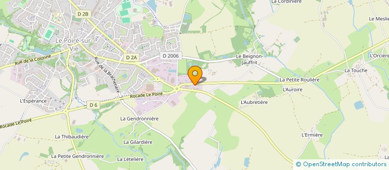 localisation de l'entreprise MONSIEUR RUDY SEBILLET à POIRE SUR VIE (LE)