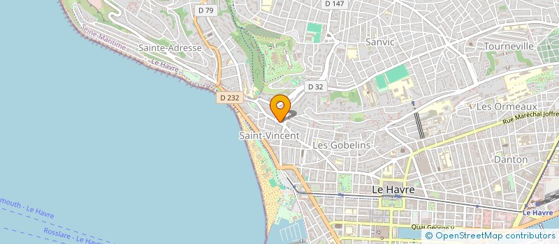 localisation de l'entreprise MONSIEUR RUDY SEVI à LE HAVRE