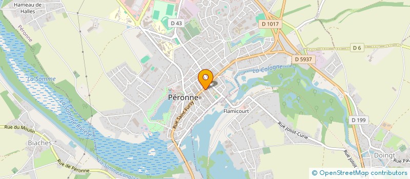 localisation de l'entreprise MONSIEUR RUDY SPECHT à PERONNE