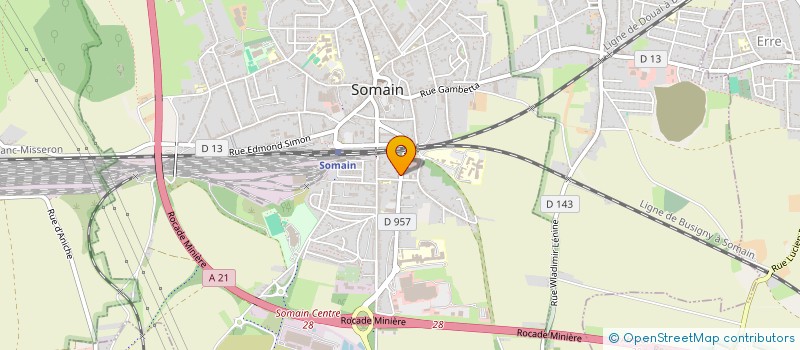 localisation de l'entreprise MONSIEUR RUDY TAHON  SOMAIN