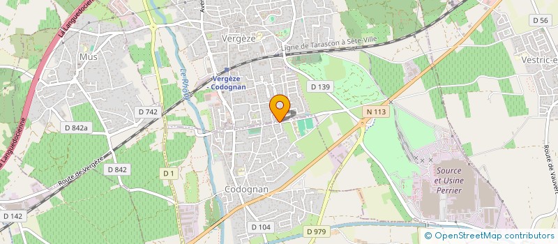 localisation de l'entreprise MONSIEUR RUDY TAVERNE  VERGEZE