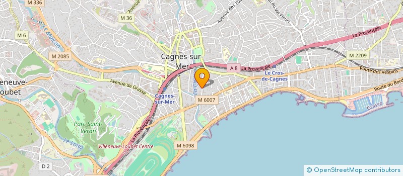 localisation de l'entreprise MONSIEUR RUDY TONEATTI à CAGNES-SUR-MER