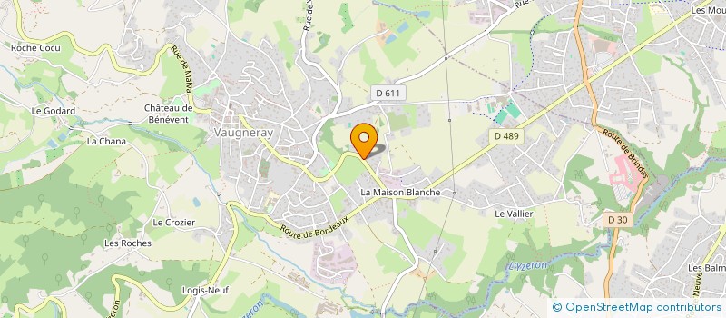 localisation de l'entreprise MONSIEUR RUDY TOULOTTE  VAUGNERAY