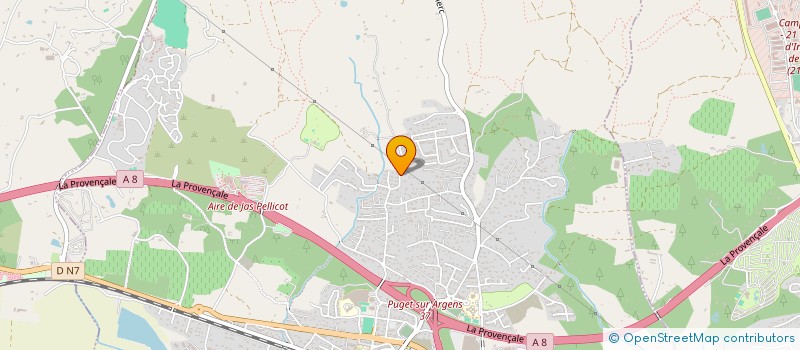 localisation de l'entreprise MONSIEUR RUDY TOURBEAUX  PUGET-SUR-ARGENS