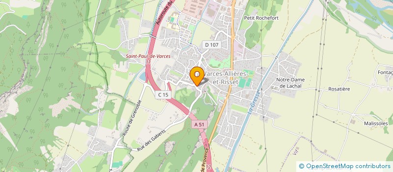 localisation de l'entreprise MONSIEUR RUDY TRINH à VARCES-ALLIERES-ET-RISSET