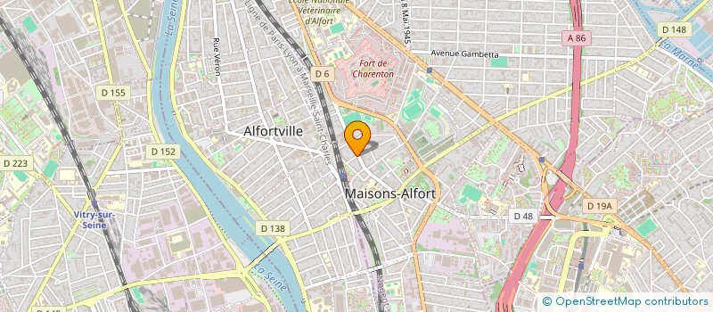 localisation de l'entreprise MONSIEUR RUDY TROBRILLANT à MAISONS-ALFORT