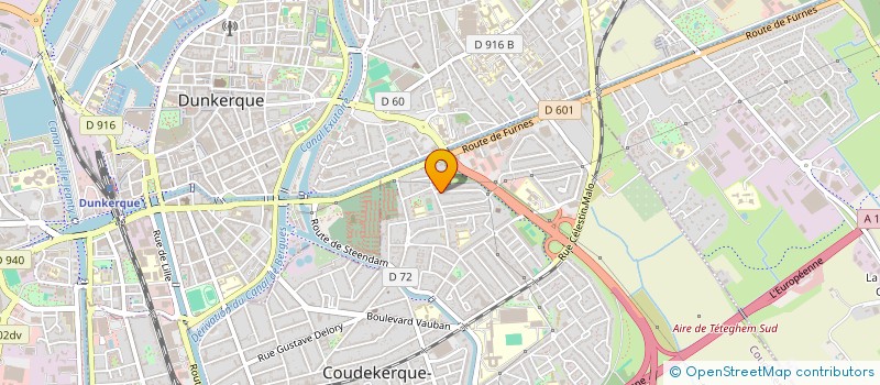 localisation de l'entreprise MONSIEUR RUDY VANHOUTRYVE  COUDEKERQUE-BRANCHE