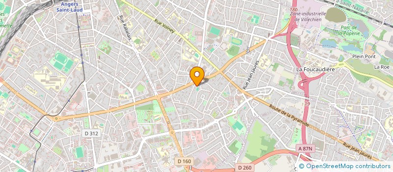 localisation de l'entreprise MONSIEUR RUDY VASSERAT à ANGERS