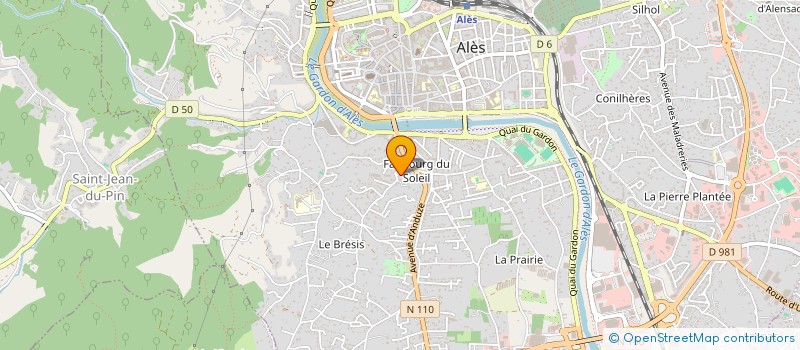 localisation de l'entreprise MONSIEUR RUFAT RASIM à ALES