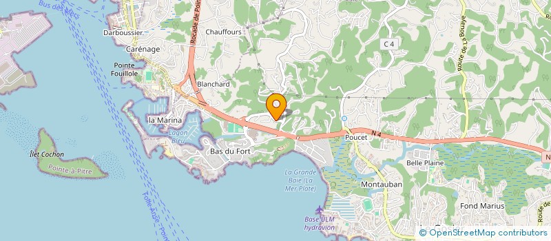 localisation de l'entreprise MONSIEUR RUFFIN BARREAU  LE GOSIER