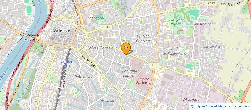 localisation de l'entreprise MONSIEUR RUFFIN LANGA à VALENCE