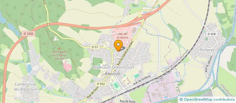 localisation de l'entreprise MONSIEUR RUFIN BIDOUNGA à RIBECOURT-DRESLINCOURT