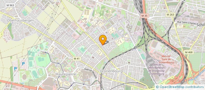 localisation de l'entreprise MONSIEUR RUFIN M'BEMBA  STRASBOURG