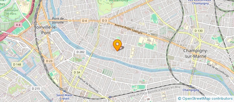 localisation de l'entreprise MONSIEUR RUFINO MARTINS DOVALE à CHAMPIGNY-SUR-MARNE