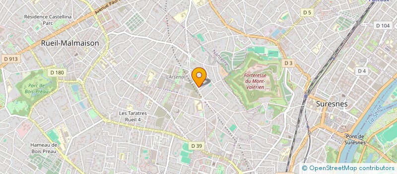 localisation de l'entreprise MONSIEUR RUFUS NYMPHAS AHOUNOU à RUEIL-MALMAISON